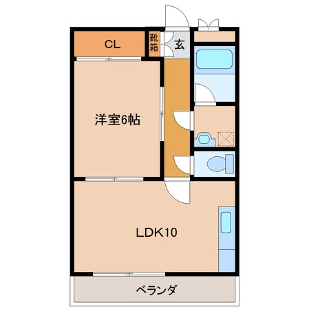 豊川ハイムの物件間取画像